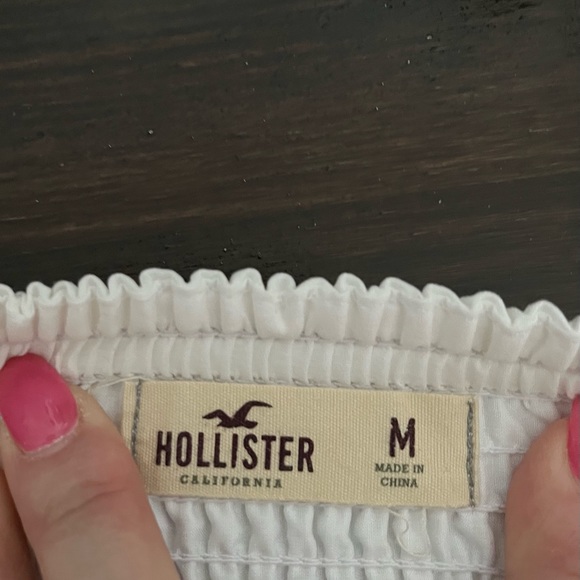 EUC Hollister White Lace Dress M - Picture 7 of 9